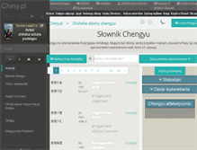 Tablet Screenshot of chengyu.chiny.pl